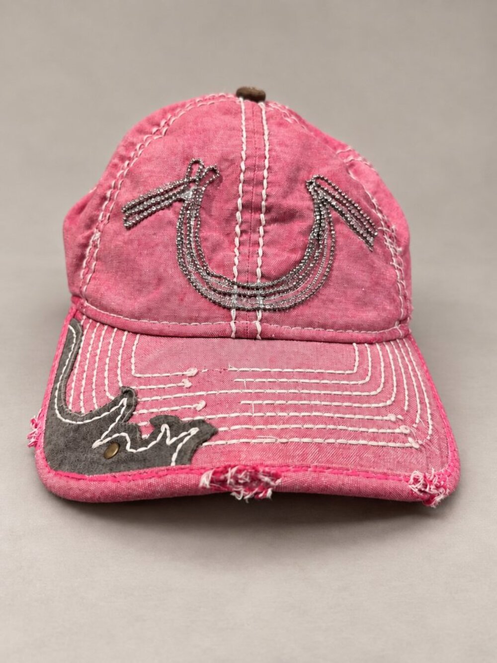 True Religion Hat Baseball Cap Strap Back Vintage Y2K Western